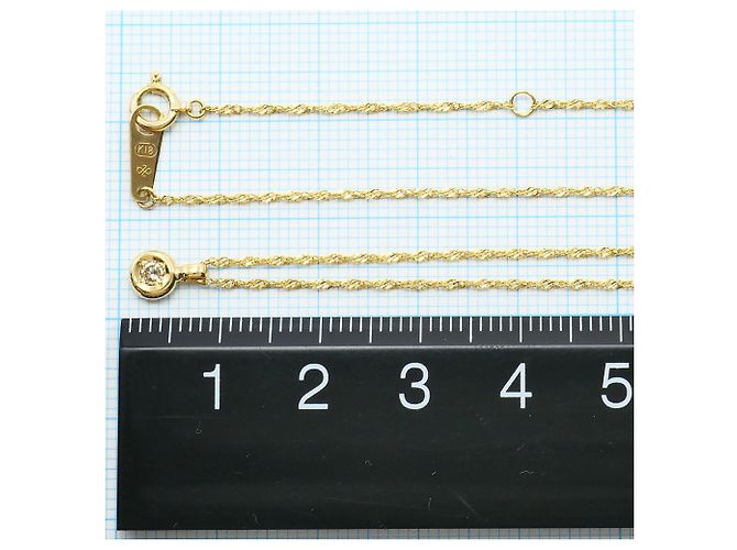 Autre Marque Collana in oro giallo 18K con diamante D'oro - vista 4