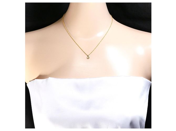 Autre Marque Collana in oro giallo 18K con diamante D'oro - vista 5