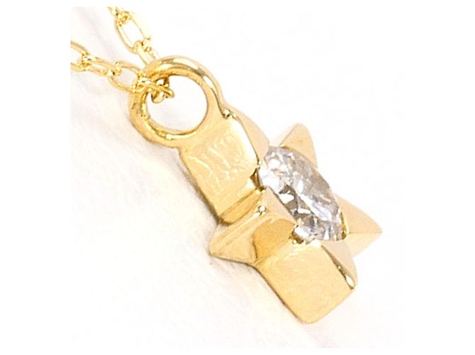 Autre Marque Halskette aus 18K Gelbgold mit Diamant Golden - Ansicht 2