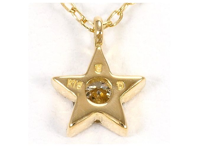 Autre Marque Halskette aus 18K Gelbgold mit Diamant Golden - Ansicht 3