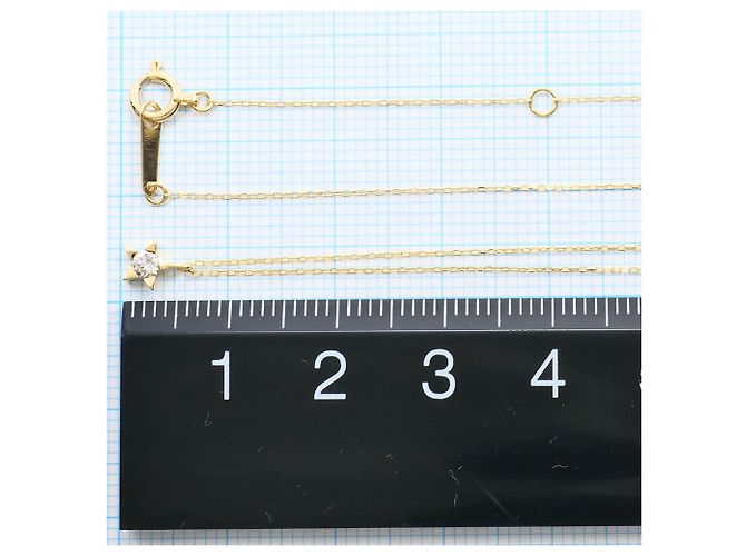 Autre Marque Halskette aus 18K Gelbgold mit Diamant Golden - Ansicht 4