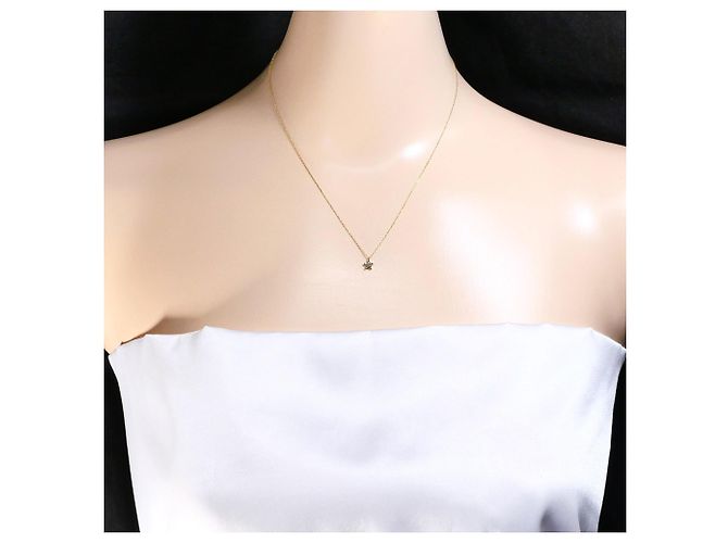 Autre Marque Halskette aus 18K Gelbgold mit Diamant Golden - Ansicht 5