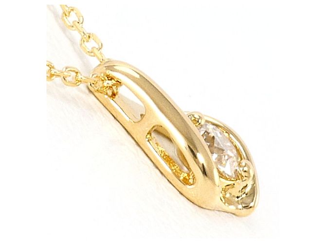 Autre Marque Halskette aus 18K Gelbgold mit Diamant Golden - Ansicht 2
