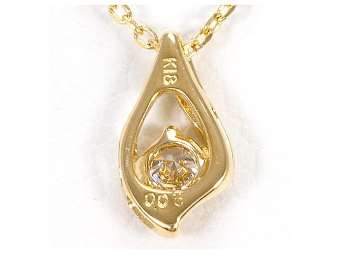 Autre Marque Halskette aus 18K Gelbgold mit Diamant Golden - Ansicht 3