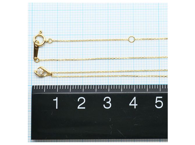 Autre Marque Halskette aus 18K Gelbgold mit Diamant Golden - Ansicht 4