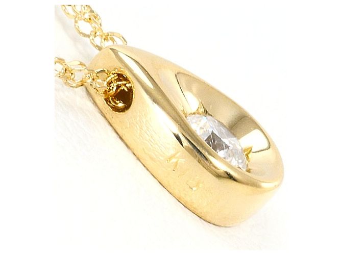 Autre Marque 18K Yellow Gold Necklace with Diamond Golden - view 2