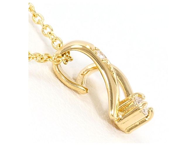 Autre Marque Halskette aus 18K Gelbgold mit Diamant Golden - Ansicht 2