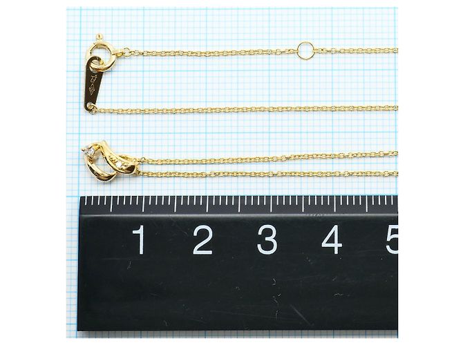 Autre Marque Halskette aus 18K Gelbgold mit Diamant Golden - Ansicht 4