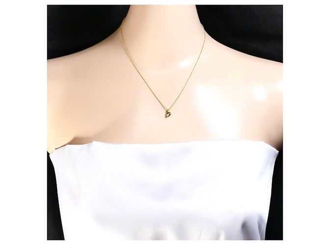 Autre Marque Halskette aus 18K Gelbgold mit Diamant Golden - Ansicht 5