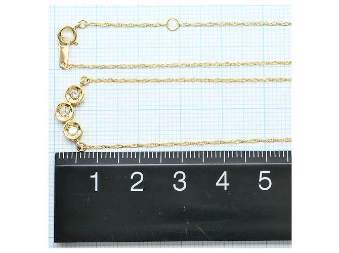 Autre Marque Collar de oro amarillo de 18K y diamantes Dorado - vista 4