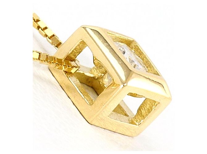 Autre Marque Collar de oro amarillo 18K con diamante Dorado - vista 2