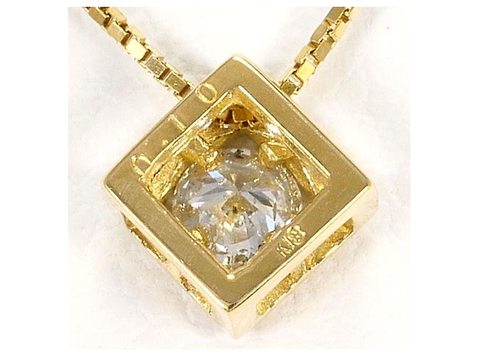 Autre Marque Collar de oro amarillo 18K con diamante Dorado - vista 3