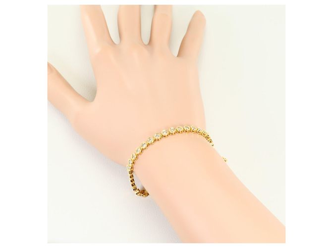 Autre Marque Pulsera de dijes en oro amarillo de 18K con diamantes Dorado - vista 5
