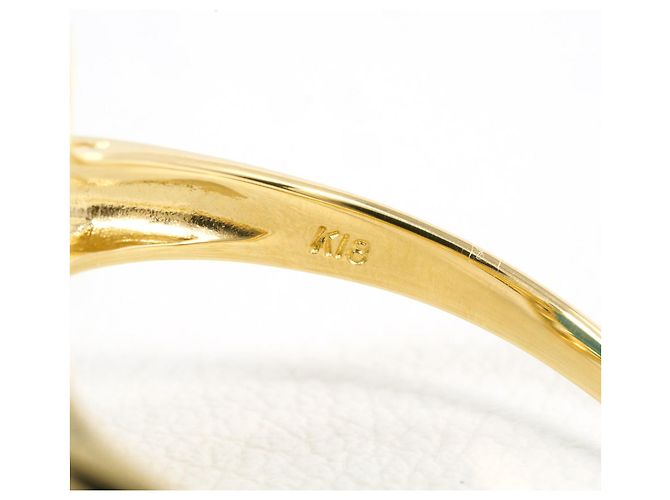 Autre Marque Ringband aus 18K Gelbgold mit Türkis Golden - Ansicht 4