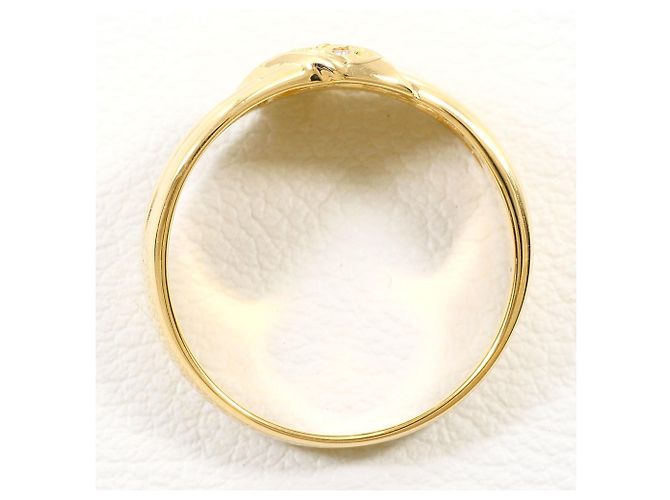 Autre Marque Bandring aus 18K Gelbgold mit Diamant Golden - Ansicht 3