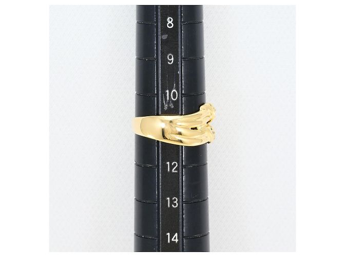 Autre Marque Bandring aus 18K Gelbgold mit Diamant Golden - Ansicht 7