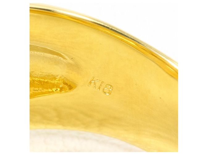 Autre Marque Anello fede in oro giallo 18K e diamanti D'oro - vista 5