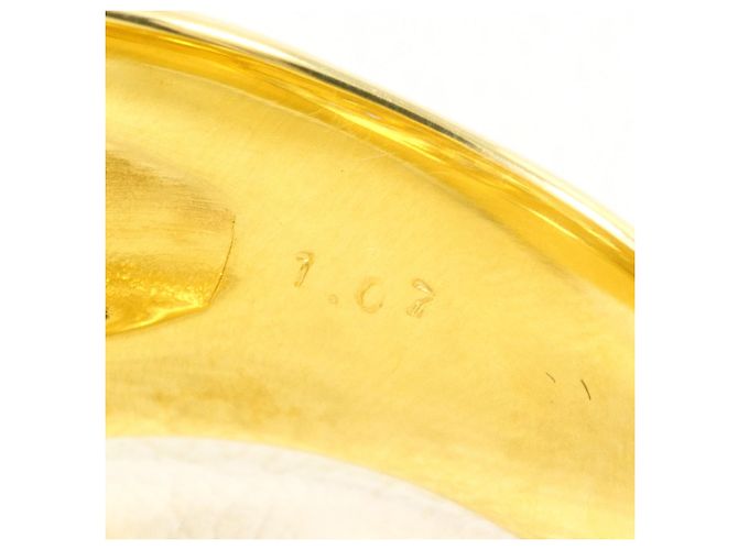 Autre Marque Anello fede in oro giallo 18K e diamanti D'oro - vista 6