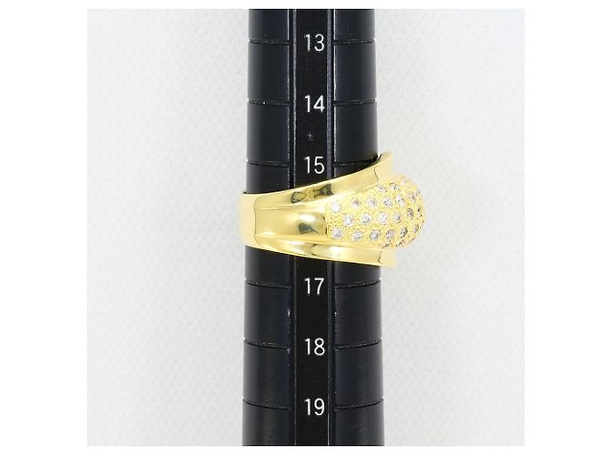 Autre Marque Anello fede in oro giallo 18K e diamanti D'oro - vista 8