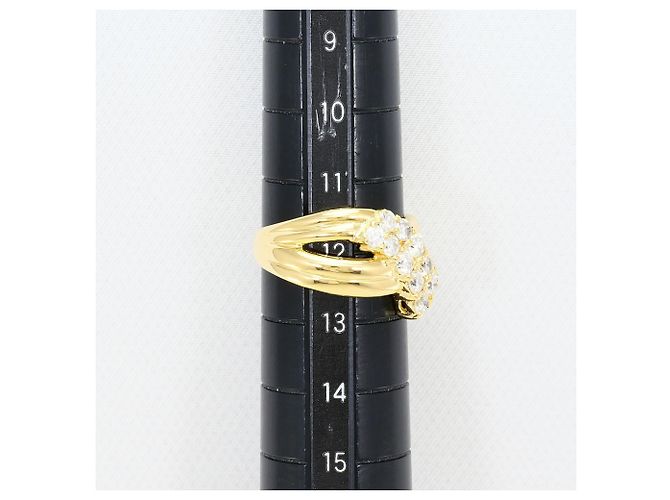 Autre Marque Bandring aus 18K Gelbgold mit Diamant Golden - Ansicht 8