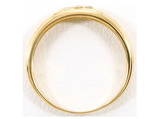 Autre Marque Bandring aus 18K Gelbgold mit Diamant Golden - Ansicht 2