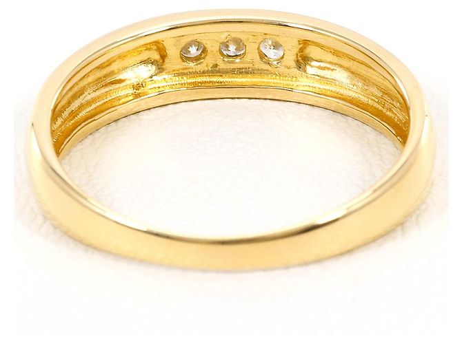 Autre Marque Bandring aus 18K Gelbgold mit Diamant Golden - Ansicht 3