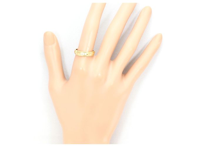Autre Marque Bandring aus 18K Gelbgold mit Diamant Golden - Ansicht 6