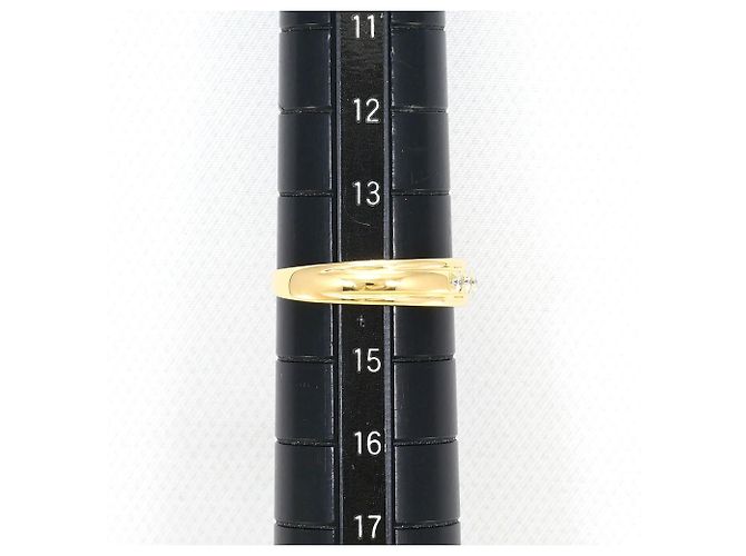 Autre Marque Bandring aus 18K Gelbgold mit Diamant Golden - Ansicht 7