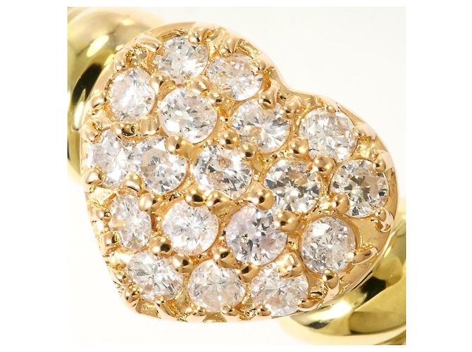 Autre Marque Anello fede in oro 18K con diamante D'oro - vista 2