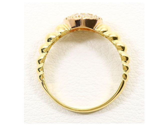 Autre Marque Anello fede in oro 18K con diamante D'oro - vista 3