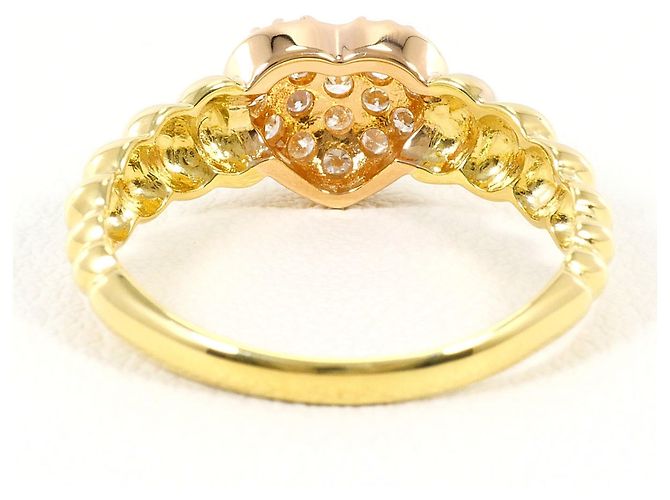 Autre Marque Anello fede in oro 18K con diamante D'oro - vista 4