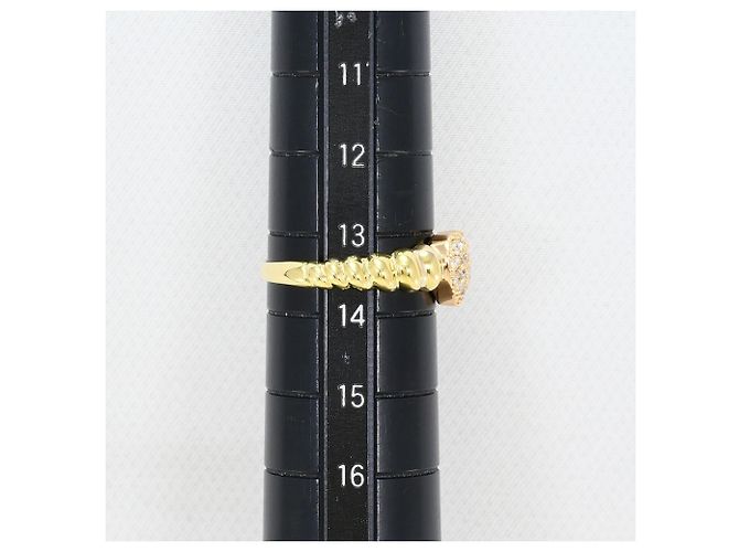 Autre Marque Anello fede in oro 18K con diamante D'oro - vista 8