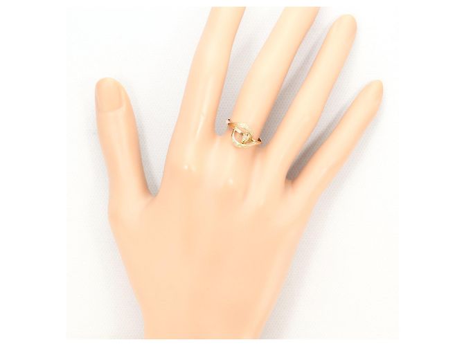 Autre Marque Anello fede in oro rosa 18K con diamante D'oro - vista 6