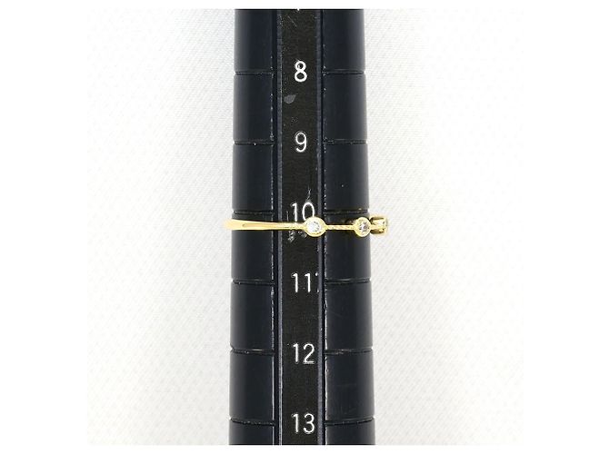 Autre Marque Anello fede in oro giallo 18K con diamante D'oro - vista 7