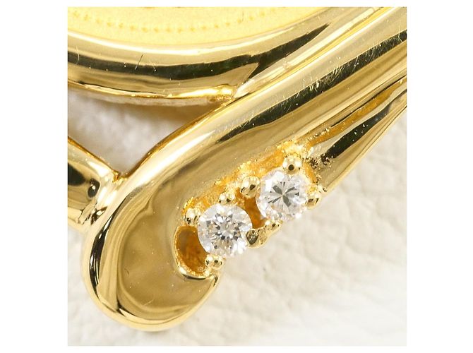 Autre Marque Pendente elegante in oro giallo 18K e 24K e diamanti D'oro - vista 2