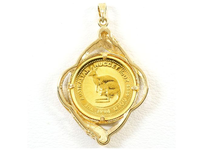 Autre Marque Pendente elegante in oro giallo 18K e 24K e diamanti D'oro - vista 3