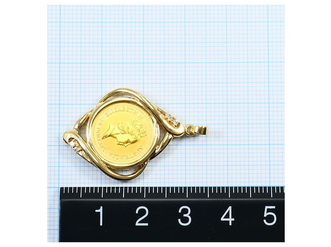 Autre Marque Pendente elegante in oro giallo 18K e 24K e diamanti D'oro - vista 5