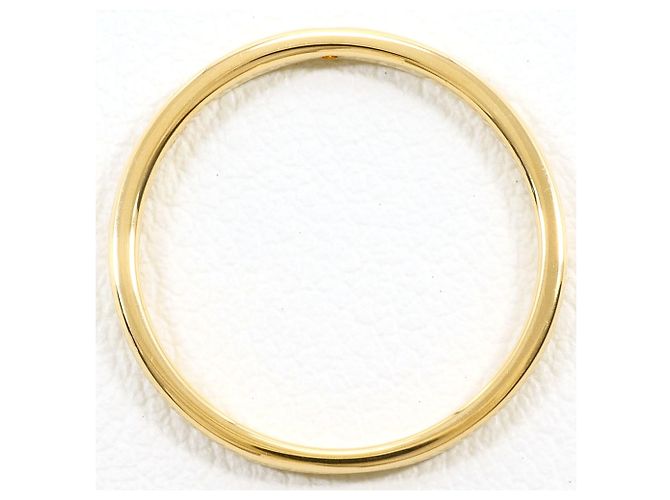 Autre Marque 18K Yellow Gold Band Ring with Diamond Golden - view 2