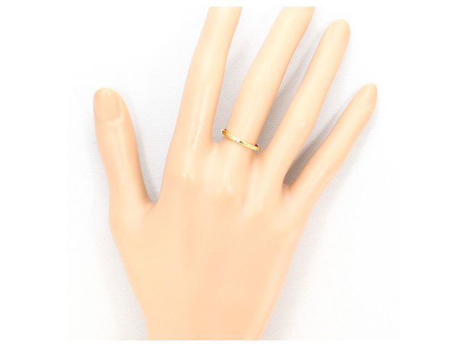 Autre Marque 18K Yellow Gold Band Ring with Diamond Golden - view 5