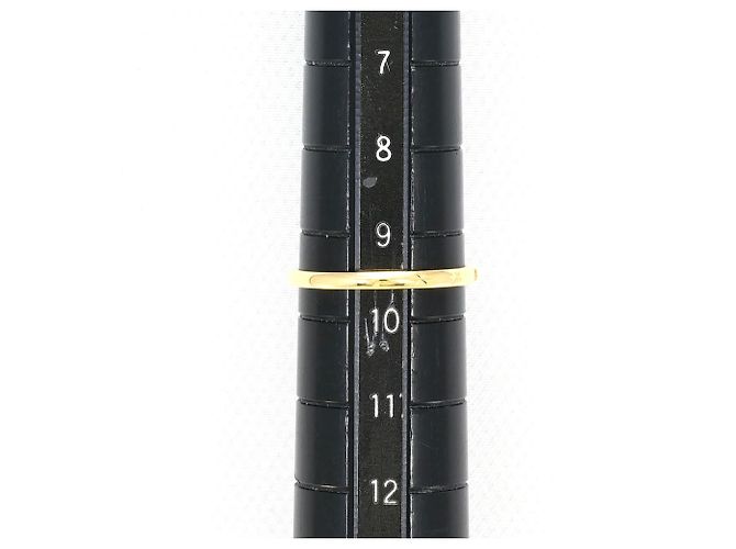 Autre Marque 18K Yellow Gold Band Ring with Diamond Golden - view 6