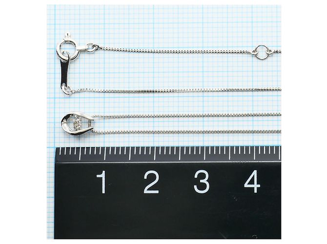Autre Marque Collana in oro bianco 18K con diamante D'oro - vista 4