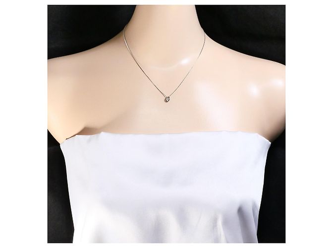 Autre Marque Collana in oro bianco 18K con diamante D'oro - vista 5