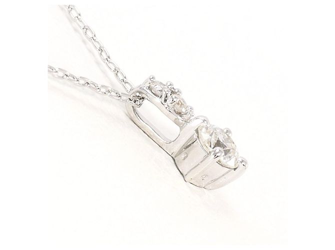 Autre Marque Halskette aus 18K Weißgold mit Diamant Golden - Ansicht 2