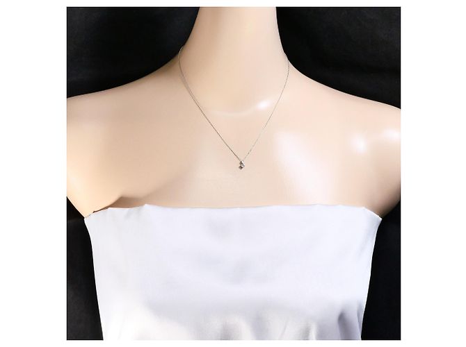 Autre Marque Halskette aus 18K Weißgold mit Diamant Golden - Ansicht 5