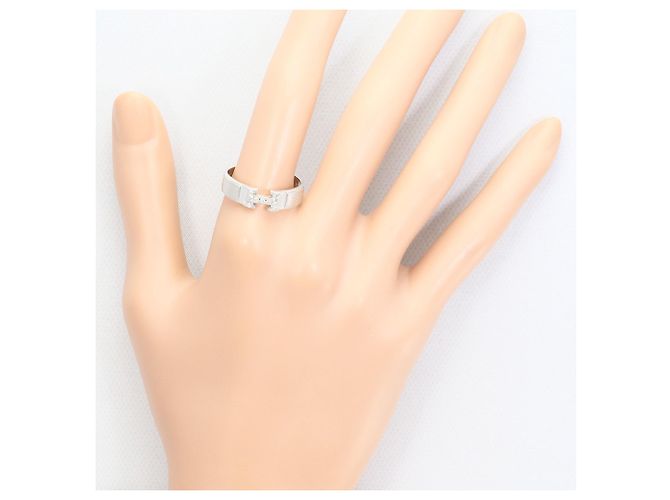 Autre Marque Anello fede in oro bianco 18K e diamanti D'oro - vista 3