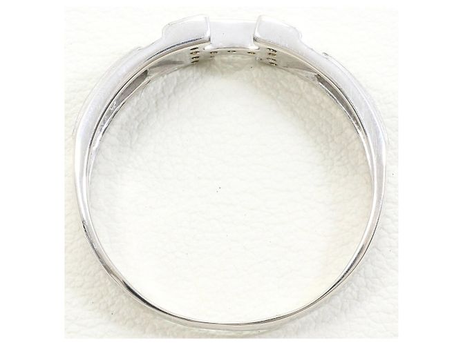 Autre Marque Anello fede in oro bianco 18K e diamanti D'oro - vista 6