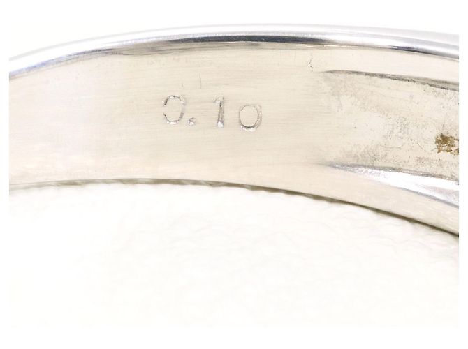 Autre Marque Anello fede in oro bianco 18K e diamanti D'oro - vista 9