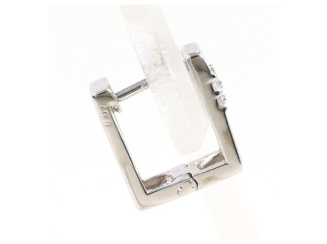 Autre Marque Diamant-Stecker aus 14K Weißgold Golden - Ansicht 2