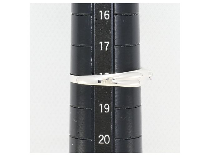 Autre Marque Ehering aus 14K Weißgold mit Diamant Golden - Ansicht 7