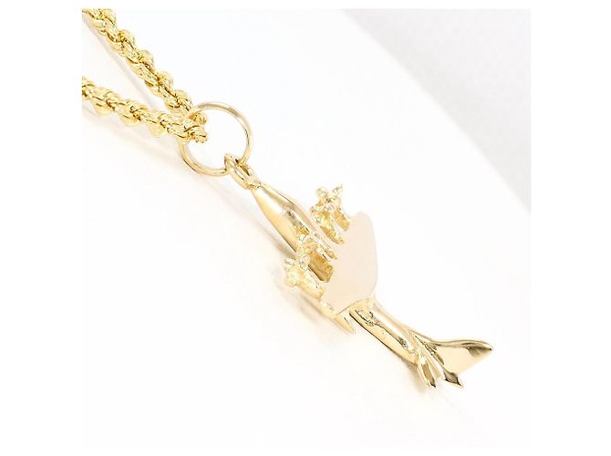 Autre Marque Halskette aus 14K Gelbgold Golden - Ansicht 2